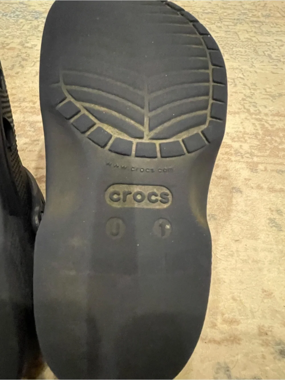 CROCS Kids Black Classic Clog with Strap - Lightweight Comfort